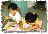 My promised "high schoolers" hard at work ...